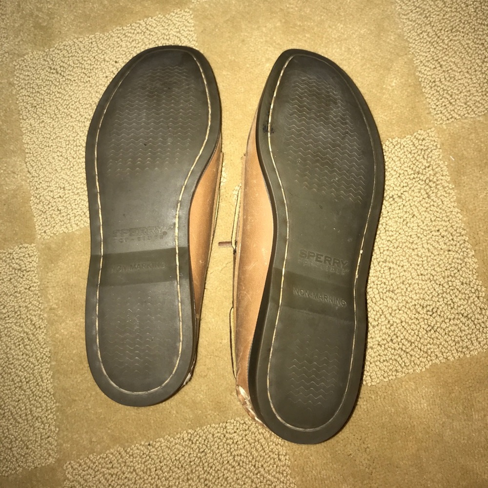 Leather Sperrys Barely Worn - image 6